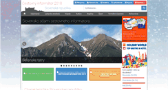 Desktop Screenshot of cestovnyinformator.sk