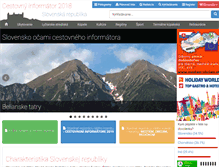 Tablet Screenshot of cestovnyinformator.sk